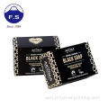 Concise Style Art Paper Black Color Boxes